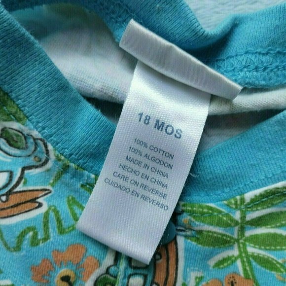 Babyworks Tropical Surf Henley 18m - Picture 4 of 5